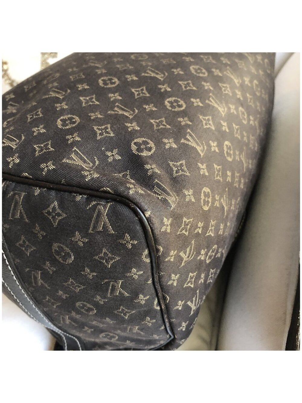 LOUIS VUITTON Idylle Speedy Bandouliere 30 Fusain Monogram Bag - Picture 12 of 16